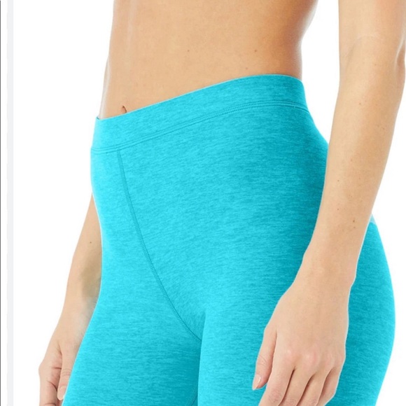 High-Waist Alosoft Flow Legging Alo yoga blue aqua - Picture 3 of 9
